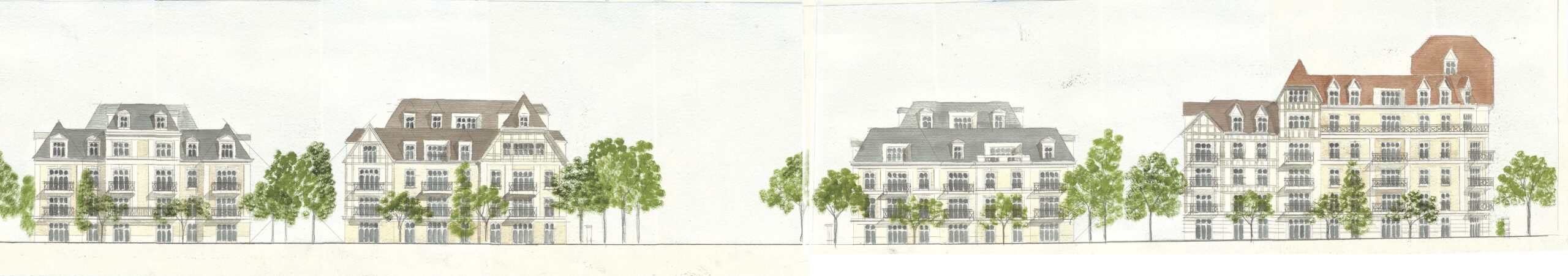 facade nord bat c+d+f+h